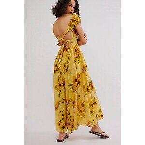 *ISO* Free People Ultraviolet Dress in Sunflower Yellow